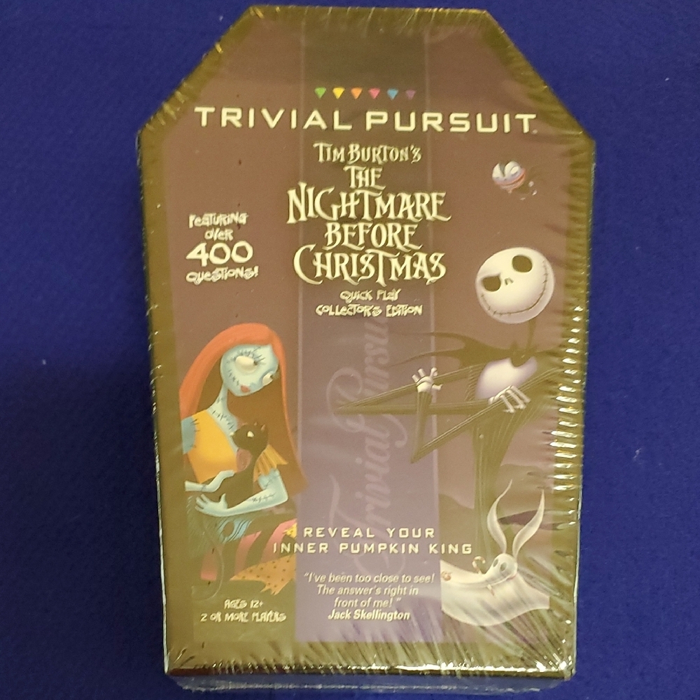 Trivial Pursuit The Nightmare Before Christmas Game Hasbro
